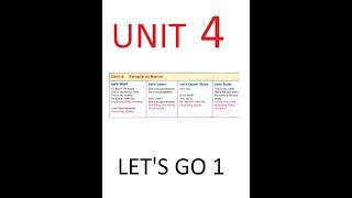 Let's go 1   unit 4