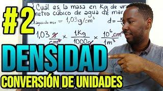 Conversión de unidades de densidad #2