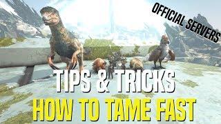 SECRET TIP TO INSTANT TAME  DINOS ON OFFICIAL SERVER! WHAT THE DEVS DON'T WANT YOU TO KNOW