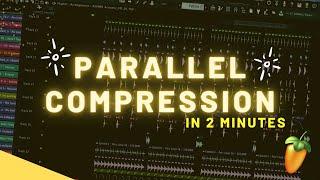 HOW TO PARALLEL COMPRESS DRUMS | Step By Step - FL Studio 20