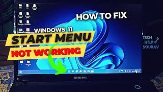 How To Fix Start Menu Not Working On Windows 11?