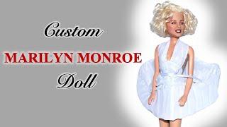 Marilyn Monroe Doll Repaint | Marilyn Monroe The Seven Year Itch Custom doll by Jodollicious