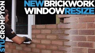 Reducing window Size, bricklaying
