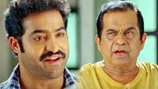 जूनियर एनटीआर ने ब्रह्मानंदम को कहानी सुनके बेवकूफ बनाया | Jr NTR & Brahamanandam Comedy Scene