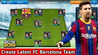 How To Create Latest Fc Barcelona Team In Dream League Soccer 2019