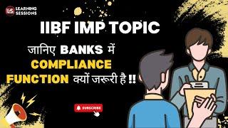 Compliance Function | IIBF Exam Preparation | Important Topic