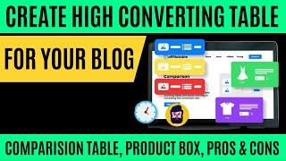 Affiliatable - Create Stunning Tables & Product Boxes that Convert | Passivern