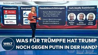 WAFFENRUHE IN DER UKRAINE: Diese Sanktionen könnte Trump noch gegen Russland verhängen