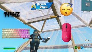 fortnite Keyboard and Mouse 1v1 Build Fights 144HZ (ASMR) 