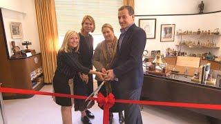 Walt Disney's restored office suite dedication ceremony with Bob Iger