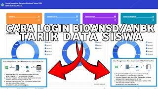 CARA LOGIN BIOANSD/ANBK DAN CARA TARIK DATA SISWA PESERTA ANBK