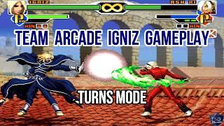 SvC Ultimate Mugen Gameplay - Team Arcade Completed | Turns Mode | IGNIZ | (PC) (HD)