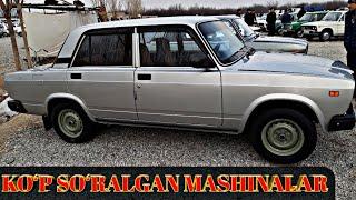 FARG‘ONA MASHINA BOZORI. KO‘P SO‘RALGAN MASHINALAR. VAZ 2107. MOSKVICH. VOLGA PIKAP. INOMARKALAR.