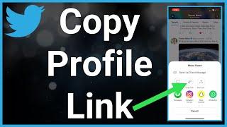 How To Copy Twitter Profile Link