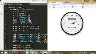 Analog Clock Using Html,CSS and JavaScript || The Solution Hub