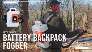 How to use the Battery Powered Backpack Fogger? | PetraTools®