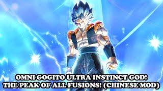 Omni Gogito Ultra Instict God BREAKS All Power Levels! The Peak of Existence (Chinese Mod)! DB XV2
