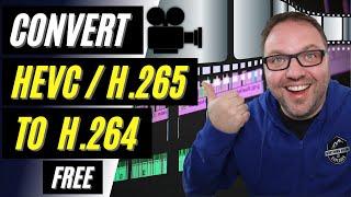  How to Convert HEVC H.265 to H.264 | Free |  HandBrake