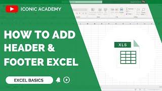 How to Add Header and Footer in Excel #shorts