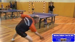 Vyacheslav KUZNECOV vs Dmitrij OSIPOV Moscow, Sviblovo, Table Tennis Table Tennis