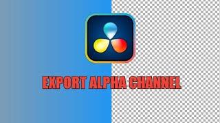 Export Alpha Channel di DaVinci Resolve 17 | Tutorial DaVinci Resolve Pemula