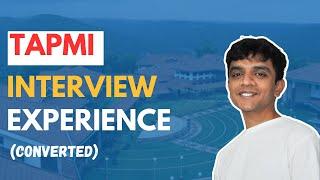 My TAPMI Manipal Interview Experience (Converted) | Questions Asked | MBA 2024 | Result Out