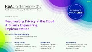 Resurrecting Privacy in the Cloud: A Privacy Engineering Implementation