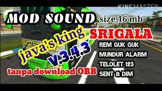 MOD v3.4.3 SOUND Java's king SRIGALA tanpa download OBB