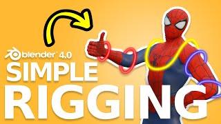 Amazingly EASY Way To Rig Characters in Blender 4.1