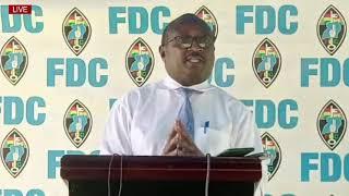 LIVE : FDC Deputy spokesperson Mr. John Kikonyogo addressing the media at the party QUATERS