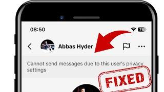 how to fix cannot send messages due to this user's privacy settings tiktok | 2023 | tiktok messages
