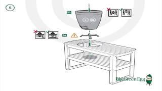 How to assemble a Big Green Egg Acacia Table