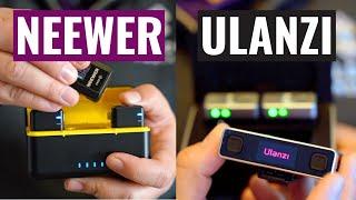 Neewer CM28 & Ulanzi AM18: Audio, battery, distance and comparison to DJI