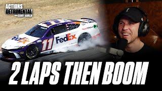 Denny Hamlin’s Engine Detonates After Just Two Laps at NASCAR Sonoma Race