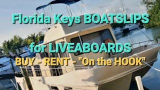 Buy or rent? Options for living on a boat in the Florida Keys!