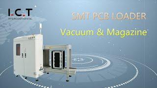 Show you the I.C.T SMT Automatic Vacuum and Magazine PCB Loader