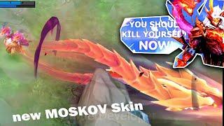 Moskov SKIN with no SKILL Mobile Legends Gameplay