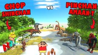 HIDDEN BATTLE with SHINCHAN CHOP PINCHAN in Animal Revolt Battle Simulator ARBS