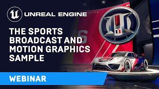 Explore The Sports Broadcast and Motion Graphics Sample | Webinar