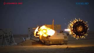 Israeli Rafael Trophy APS Active Protection System tested on Bradley hull IFV September 2018