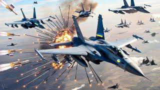 Today! 30 Ukrainian fighter jets destroyed by Russian anti-aircraft guns in Rostov - ARMA 3