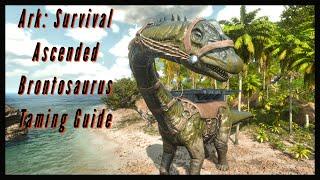 Brontosaurus Taming Guide - [Ark: Survival Ascended]