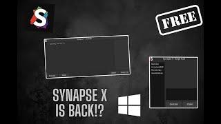 ROBLOX EXPLOITING | SYNAPSE X IS BACK [SCRIPT HUB, AND MORE]