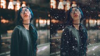 Photoshop Tutorial: How to Create Realistic SNOW!!