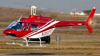 Bell-206,Bell-407, H160B: Helicopter action landing and takeoff