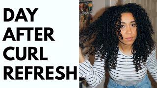 HOW TO MAKE CURLS LAST ALL WEEK  -  Refresh and Restyle Your Curls on Day 2, 3, 4 and Beyond!