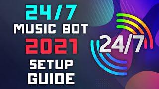 24/7 Music Bot 2021 SETUP Guide - Play 24/7 Music, Radio, & Livestreams!