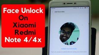 How to Enable Face ID Unlock in Redmi note 4/4X