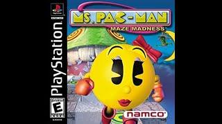 Ms. Pac-Man Maze Madness (PlayStation) - Full Gameplay/Longplay/Story - No Commentary