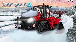 Farming Simulator 23 Gameplay ! Fs 23 Winter Season - Timelapse | Fs23 Android First Gameplay #fs18